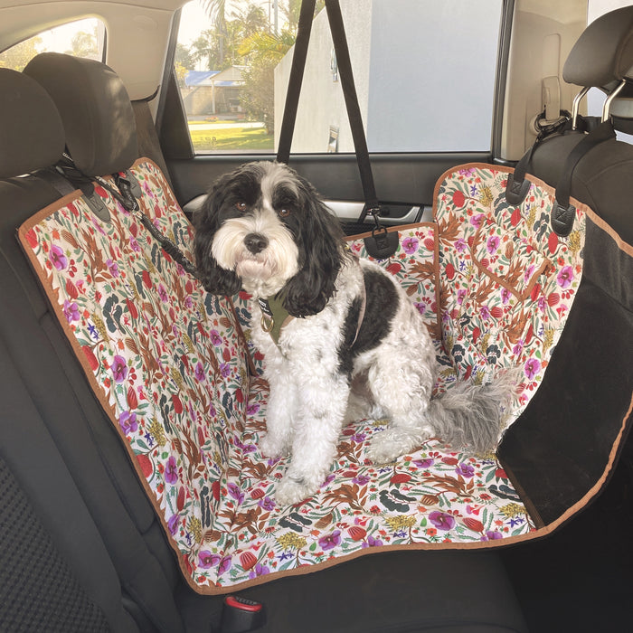 Cavoodle single car seat cover half back seat