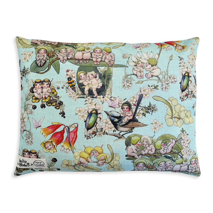 sky blue bush babies and gumnut babies large pet bed australian artist may gibbs luxurious dog bed for cats and dogs