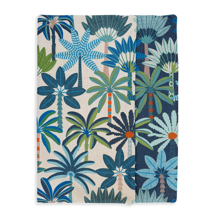 Washable dog bed cover with designer palm print Indie Boho Australia. Removable pet bed cover machine washable and stylish. Luxury dog bed cover with zip – easy to change and clean. Durable dog bed cover Australia washable and long-lasting. Pet bed cover replacement – fits Indie Boho inserts perfectly. Designer bed cover for dogs – boho pattern, washable fabric. Changeable dog bed cover – soft, durable and easy to wash. High quality pet bed cover – reversible and machine washable. Linen-blend dog bed cover.