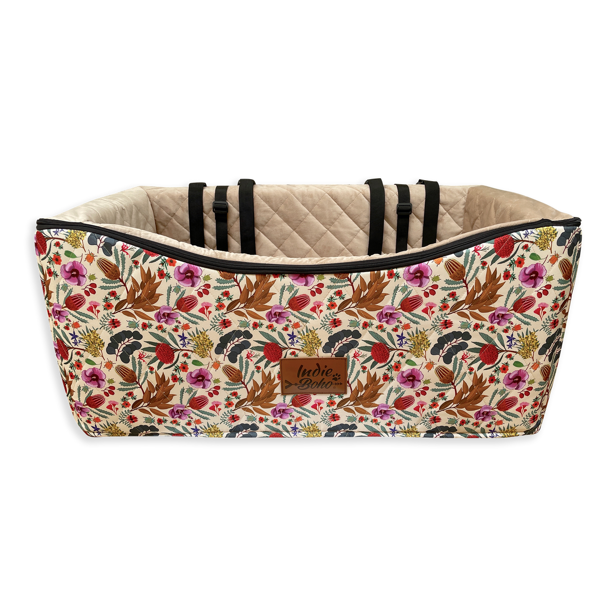 Car Booster Seats DOUBLE Size Native Flora Indie Boho