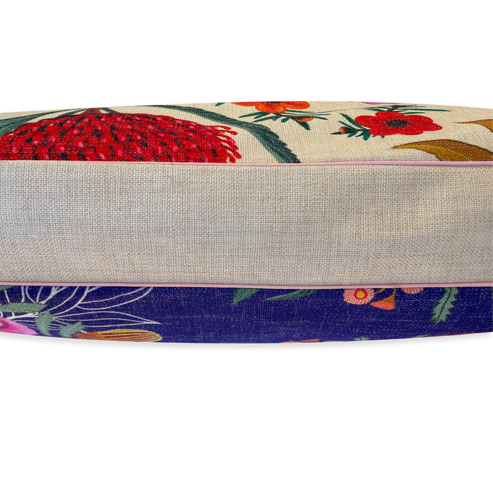 Native Flora Linen-Blend – XXL Dog Bed