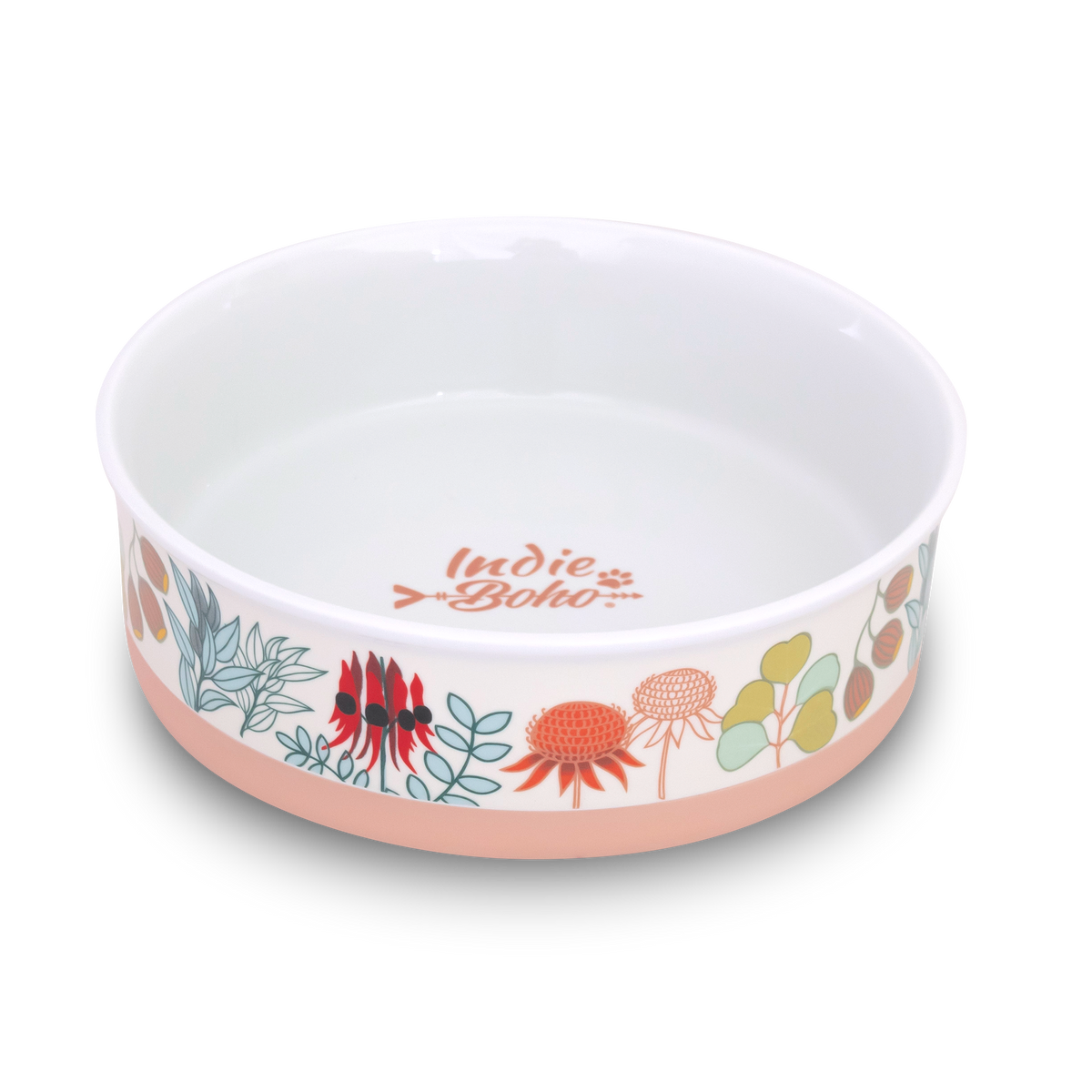 Native Flora Ceramic Dog Bowls Indie Boho native-flora-ceramic-dog-bowls-indie-boho
