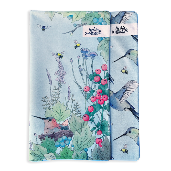 Additional Linen-Blend Bed Cover - Hummingbird Fields