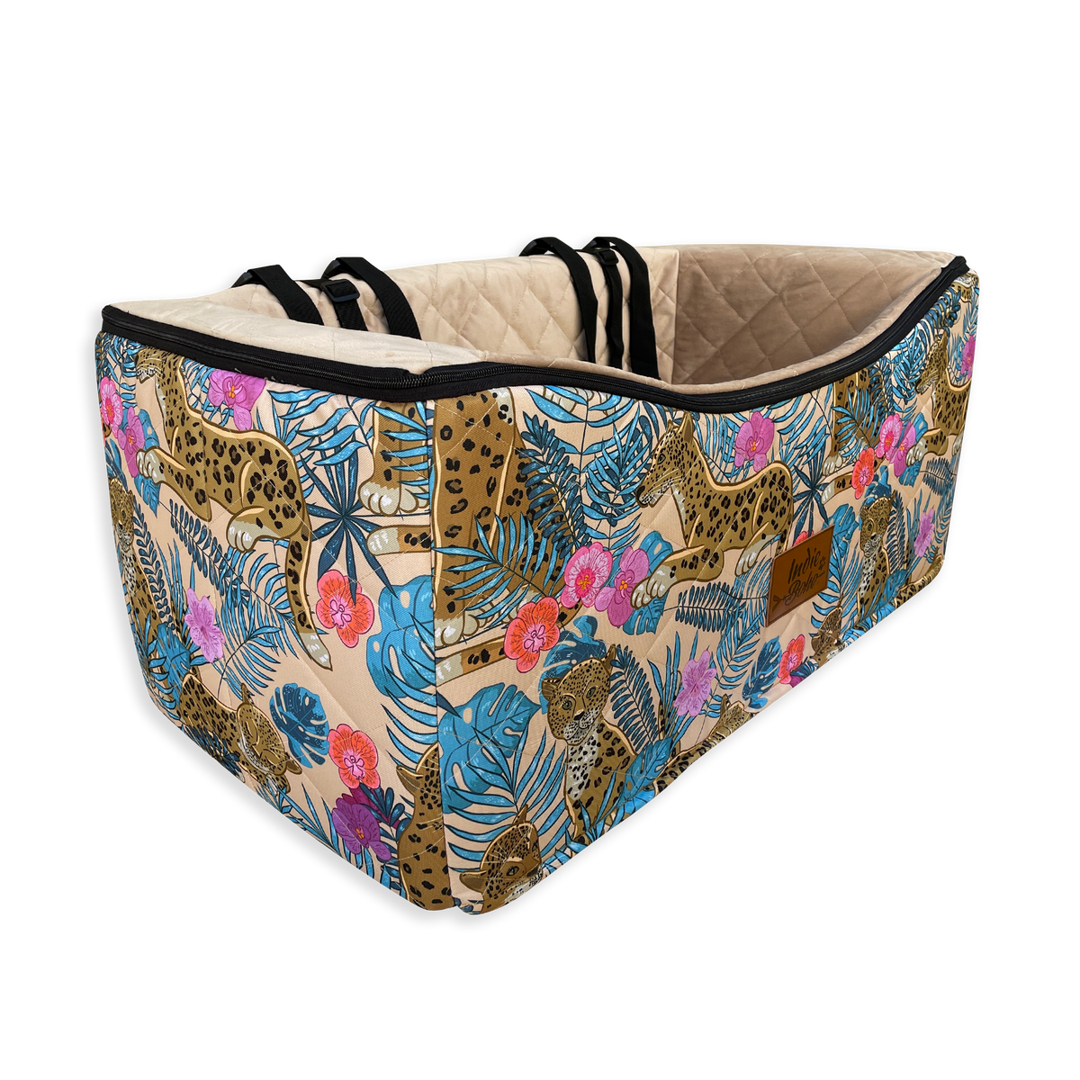 Car Booster Seats DOUBLE Size Leopard Luxe Indie Boho