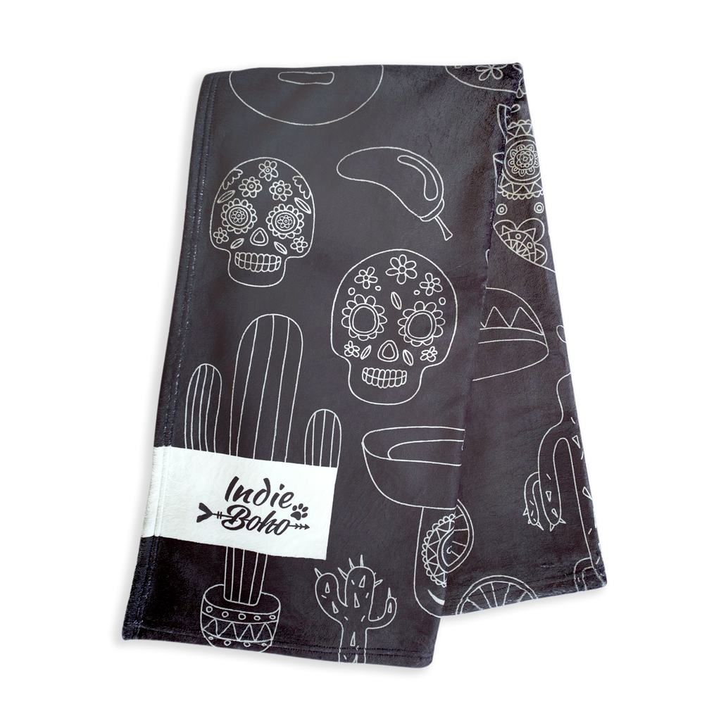 Mexican Skulls - Designer Pet Blanket