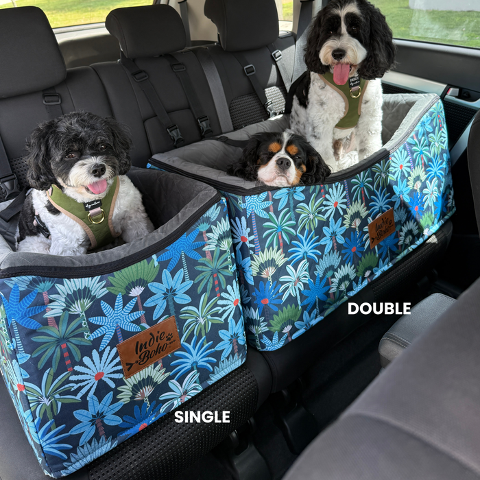 Car seat for dogs Australia, best travel seat for dogs, booster seat, dog travel safety Australia, cure dog car sickness