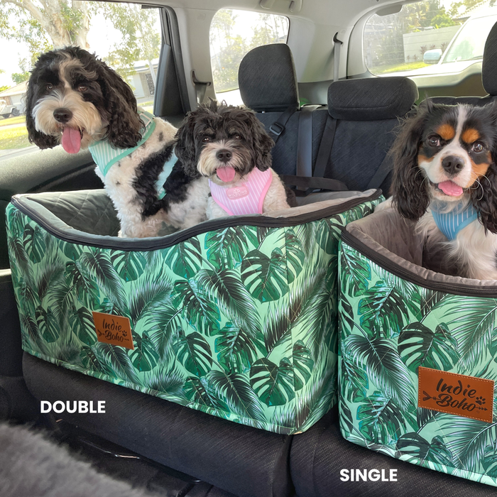 Car booster seat for dogs Australia, safety seat, car carrier, dog travel bed