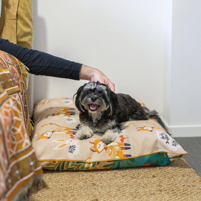 Moodle on foxy tales bed large size two sided