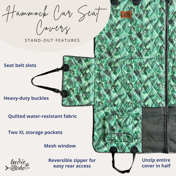 Hight Quality Hammock Car Seat Cover Tropical
