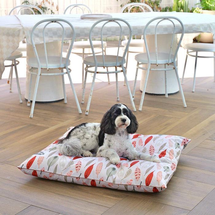 Sunset Cockatoo FEATHER Water-Resistant - EXTRA LARGE Pet Bed