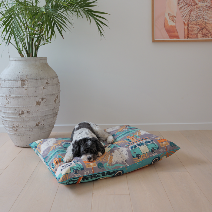 Byron Surf Linen-Blend – LARGE Dog Bed