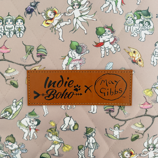 Indie Boho x May Gibbs gumnut babies cars seat cover Australia