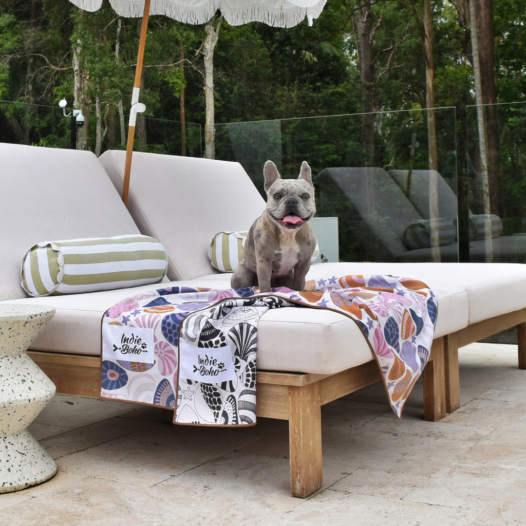 Australian Designed Quick-dry bath and beach towel for pets