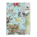 Reversible and washable spare bed cover dog cat and pet bed cover showing May Gibbs gumnut babies design in earthy tones and sky blue bushland creates