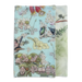 Washable dog cat and pet bed cover showing gumnut babies design in earthy tones and sky blue bushland creates snugglepot and cuddlepie