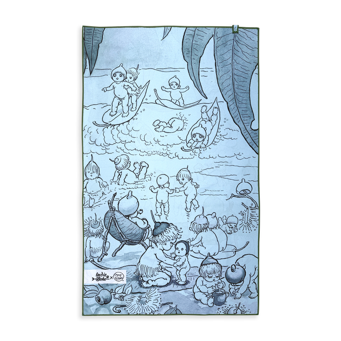 Sand-free and fur-free towel pet bath and travel towel by May Gibbs Beach Babies 