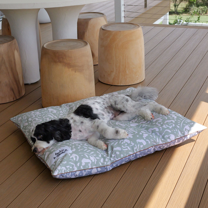 Neutral Brushstrokes Water-Resistant - EXTRA LARGE Pet Bed