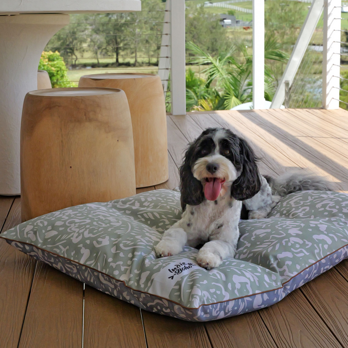 Neutral Brushstrokes Water-Resistant - EXTRA LARGE Pet Bed