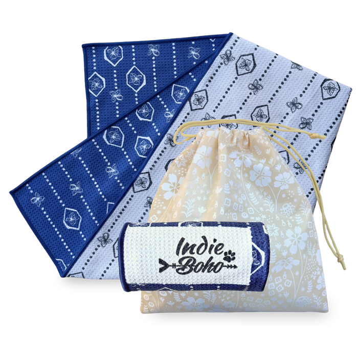 🎁 Mini Towel - Noosa Nights (Pearls)