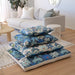 Washable dog bed cover with designer palm print Indie Boho Australia. Removable pet bed cover machine washable and stylish. Luxury dog bed cover with zip – easy to change and clean. Durable dog bed cover Australia washable and long-lasting. Pet bed cover replacement – fits Indie Boho inserts perfectly. Designer bed cover for dogs – boho pattern, washable fabric. Changeable dog bed cover – soft, durable and easy to wash. High quality pet bed cover – reversible and machine washable. Linen-blend dog bed cover.