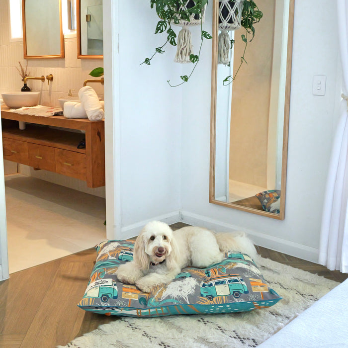 Byron Surf Linen-Blend - EXTRA LARGE Pet Bed