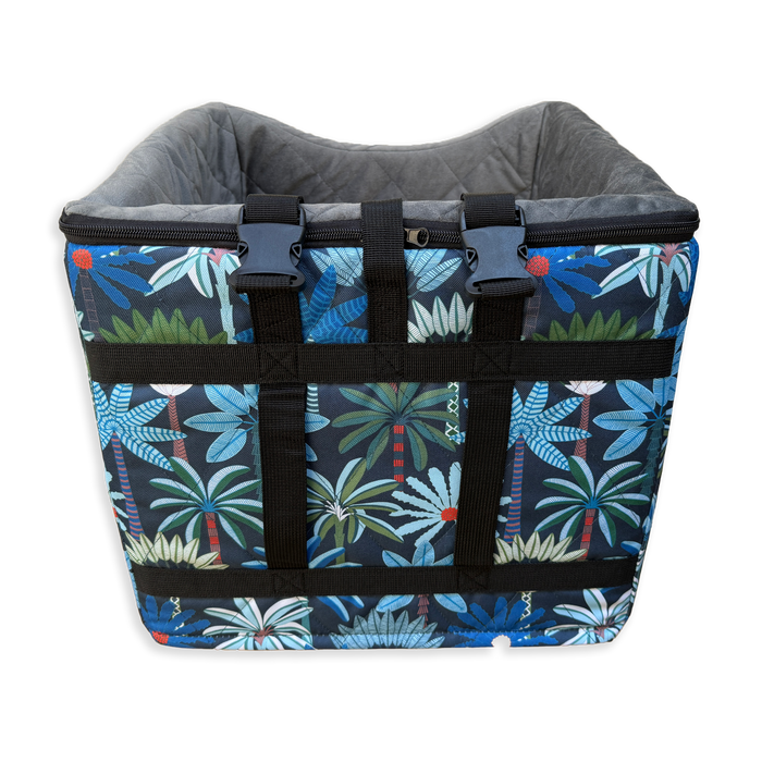 Back view of pet travel bed