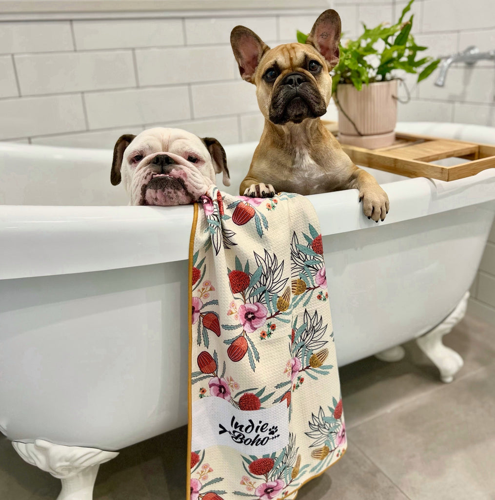 Fur-free quick dry travel towel for dogs