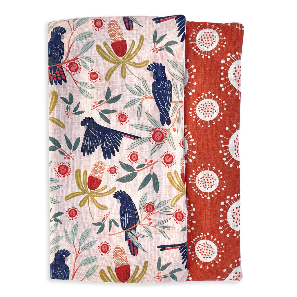 WASHABLE PET BED COVERS (LinenBlend) Indie Boho