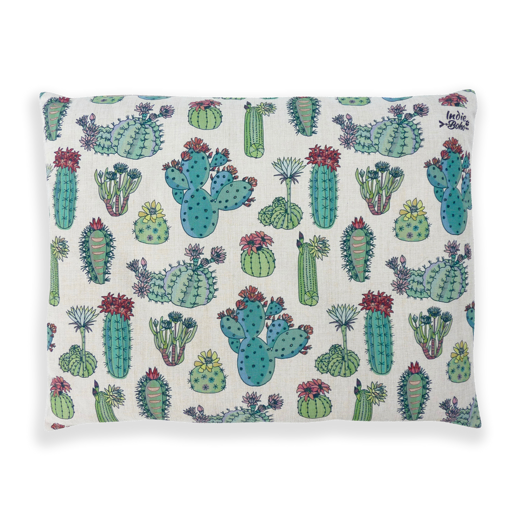 Extra Large Dog Bed - Cactus Design