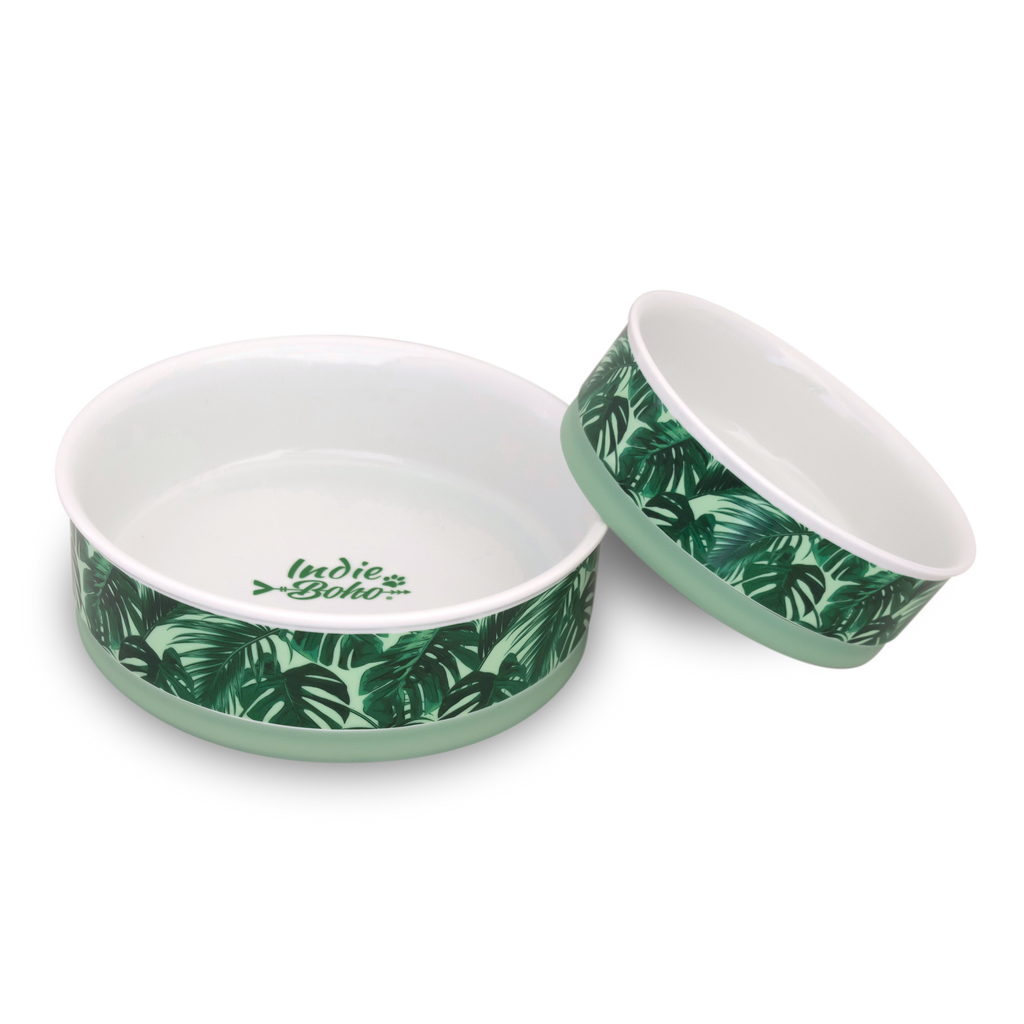 Ceramic Bowl Set - Pet food and water bowls