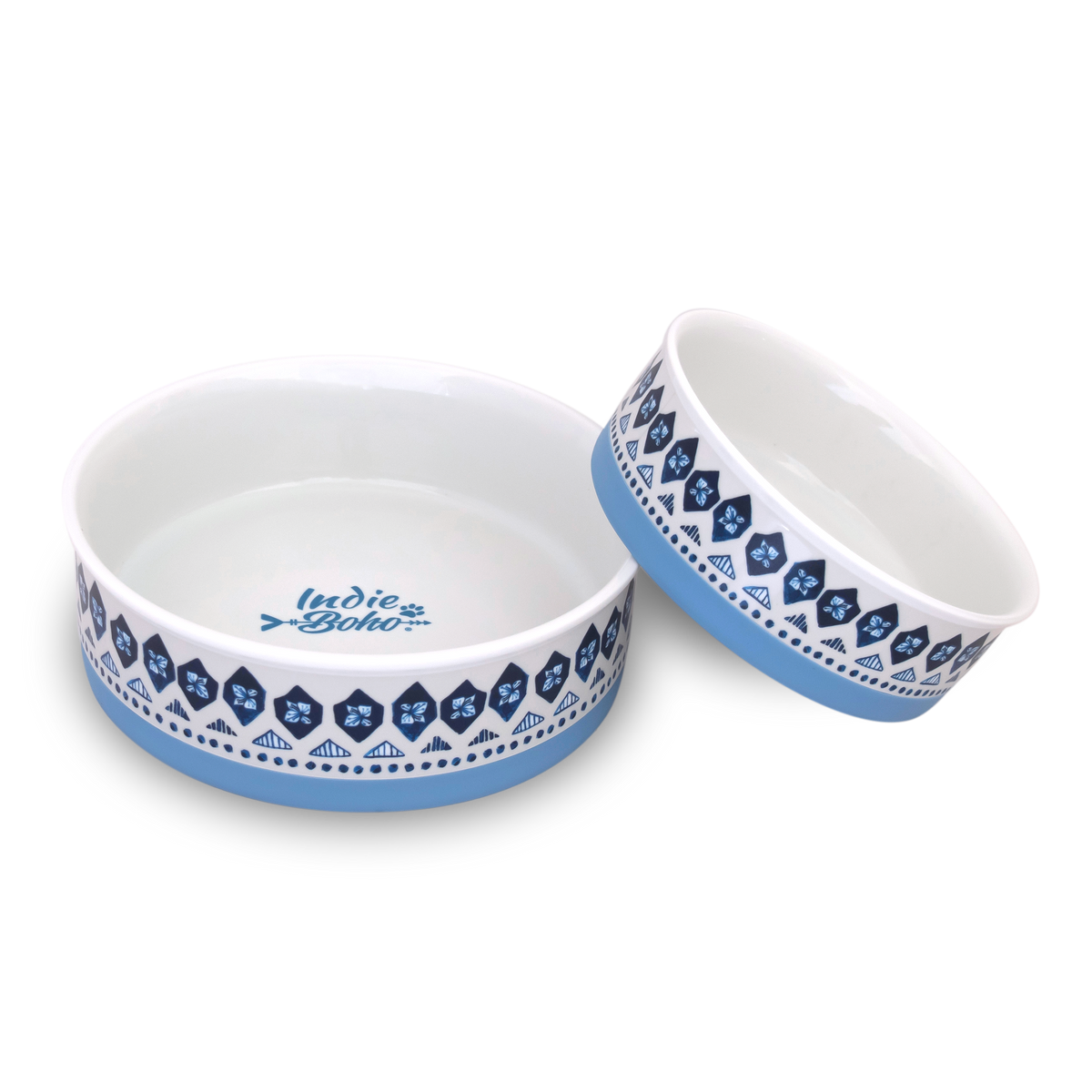 Noosa Nights Ceramic Dog Bowls Indie Boho