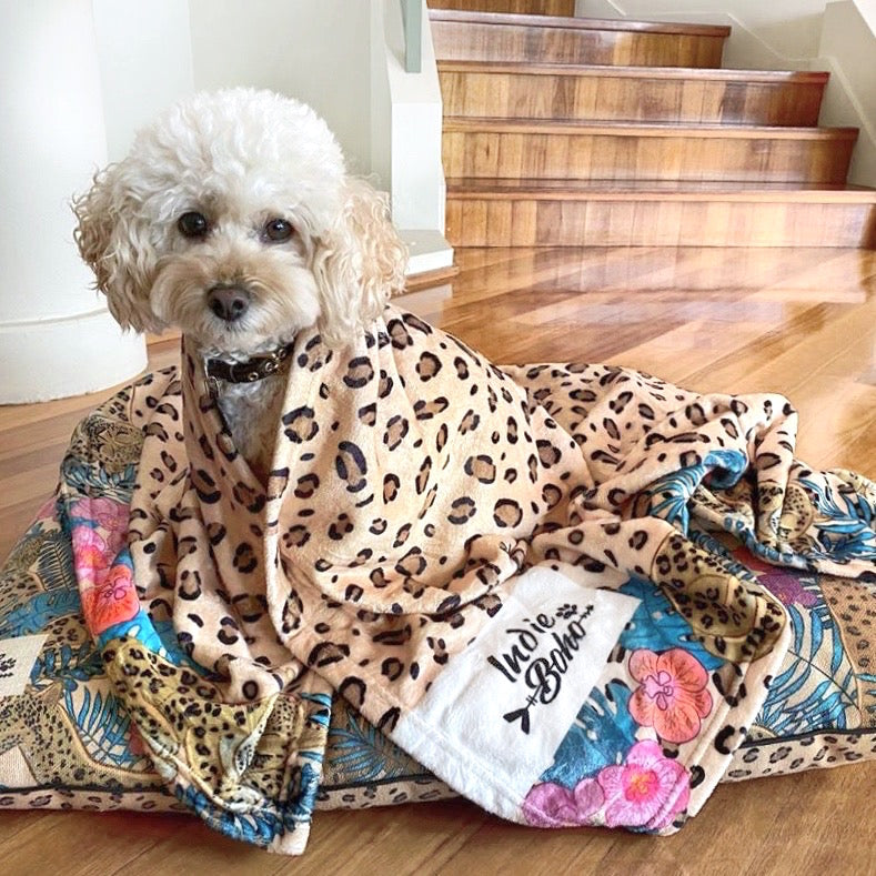 Leopard Luxe - Designer Pet Blanket