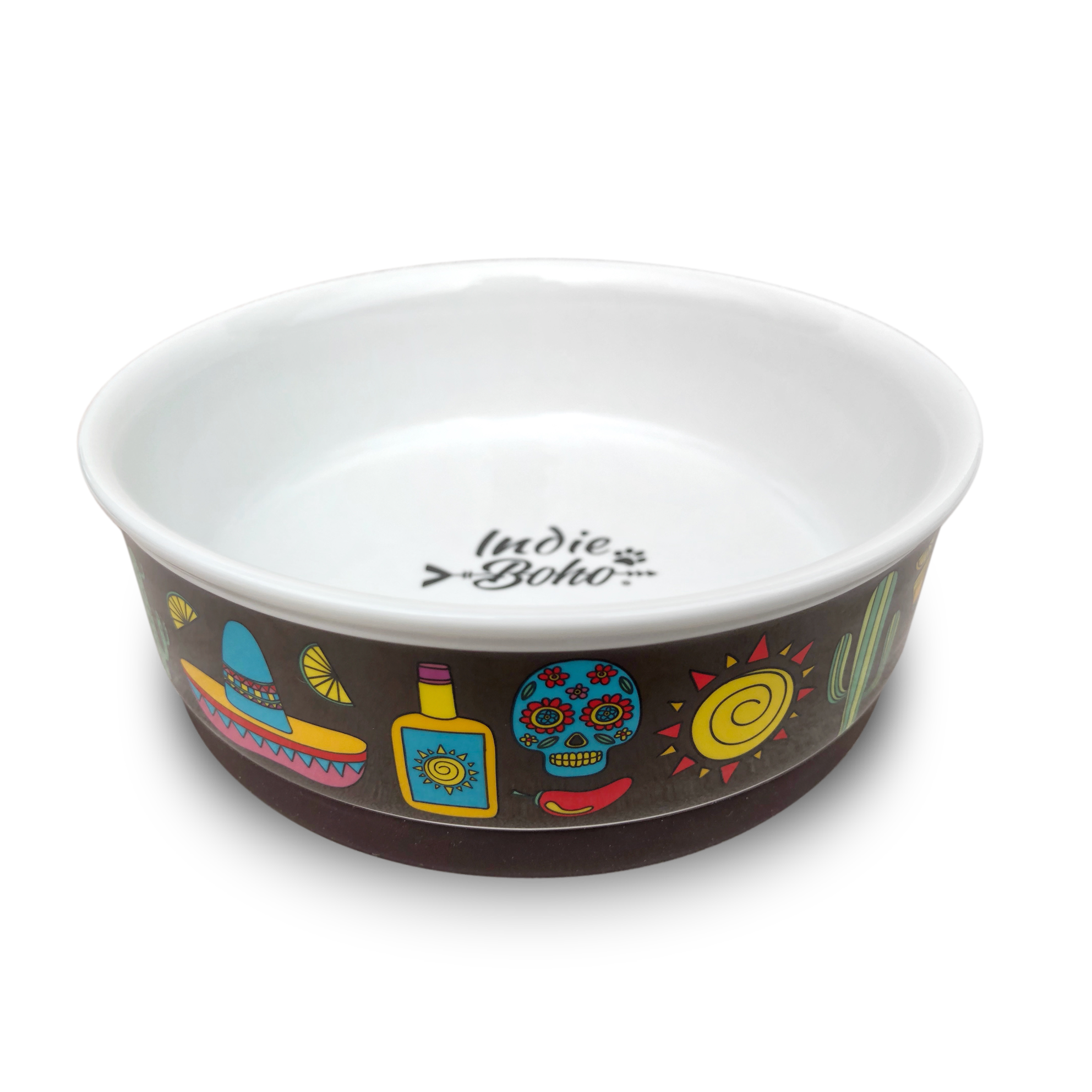 Skull dog bowl sales
