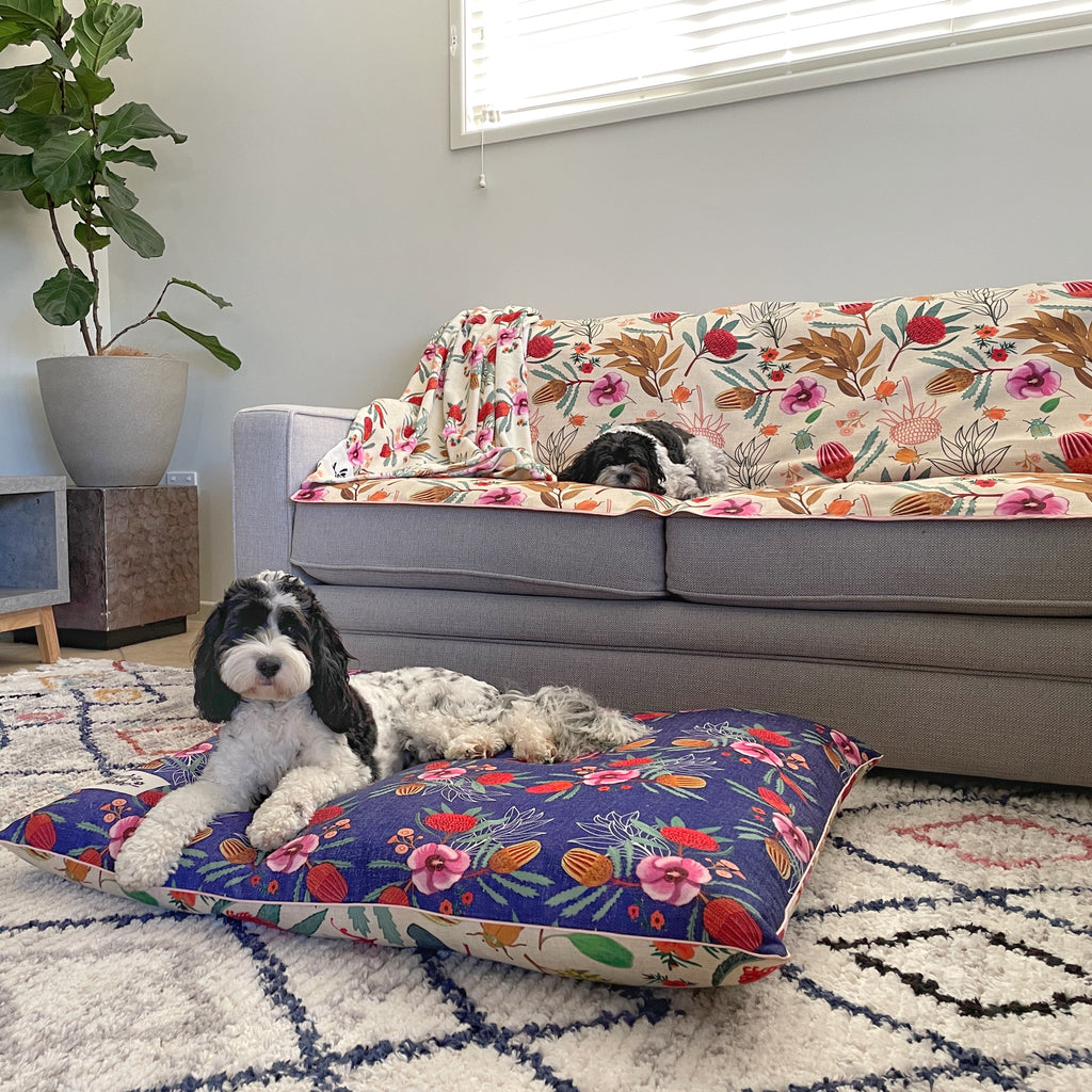 Native Flora Couch Cover for Dogs