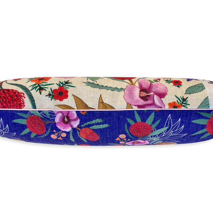 Native Flora Linen-Blend - EXTRA LARGE Pet Bed