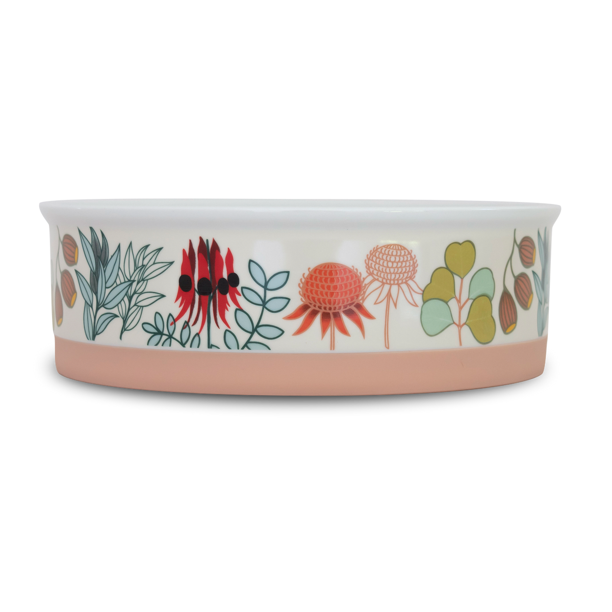 Native Flora Ceramic Dog Bowls Indie Boho native-flora-ceramic-dog-bowls-indie-boho