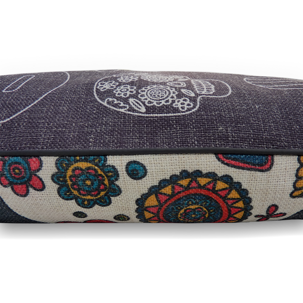 Skulls pillow dog bed