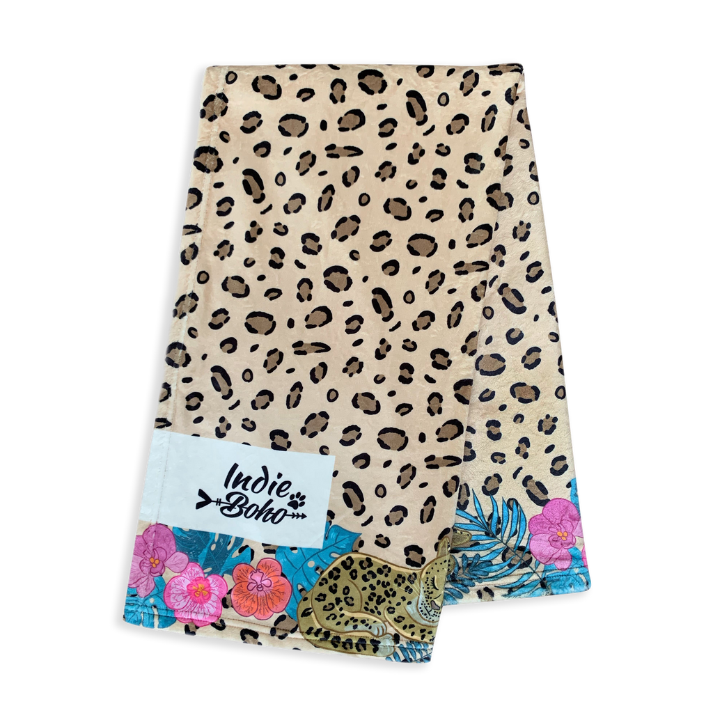 Leopard Luxe - Designer Pet Blanket (SECONDS + SCARS)