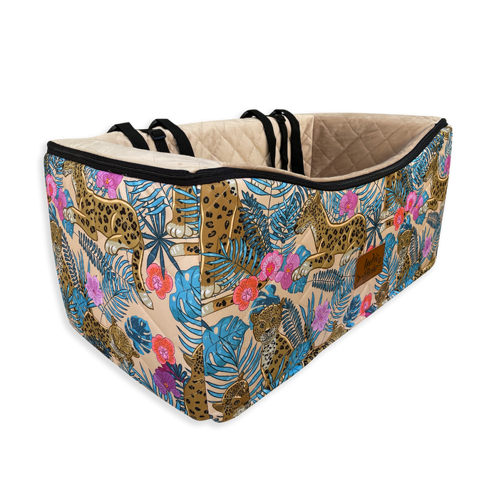 Car Booster Seats DOUBLE Size - Leopard Luxe