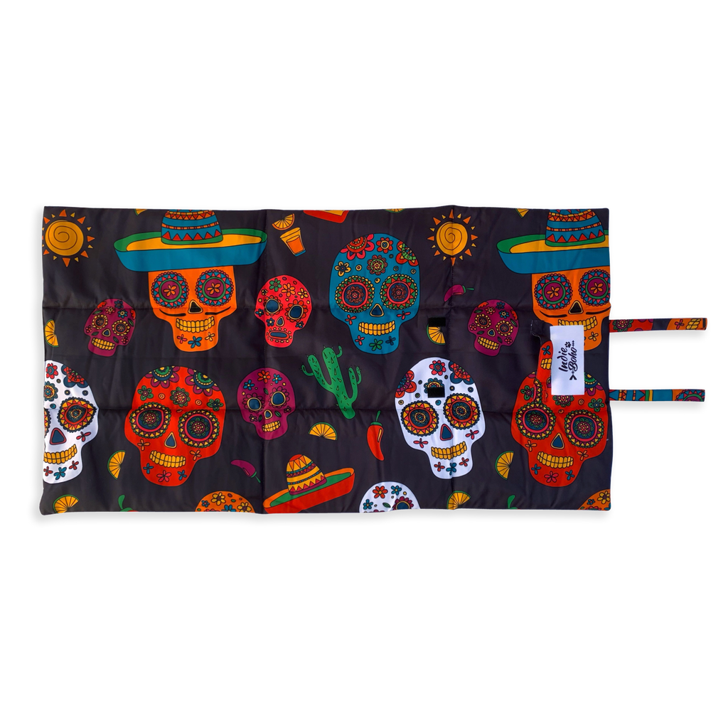 Mexican Skulls Travel Mat