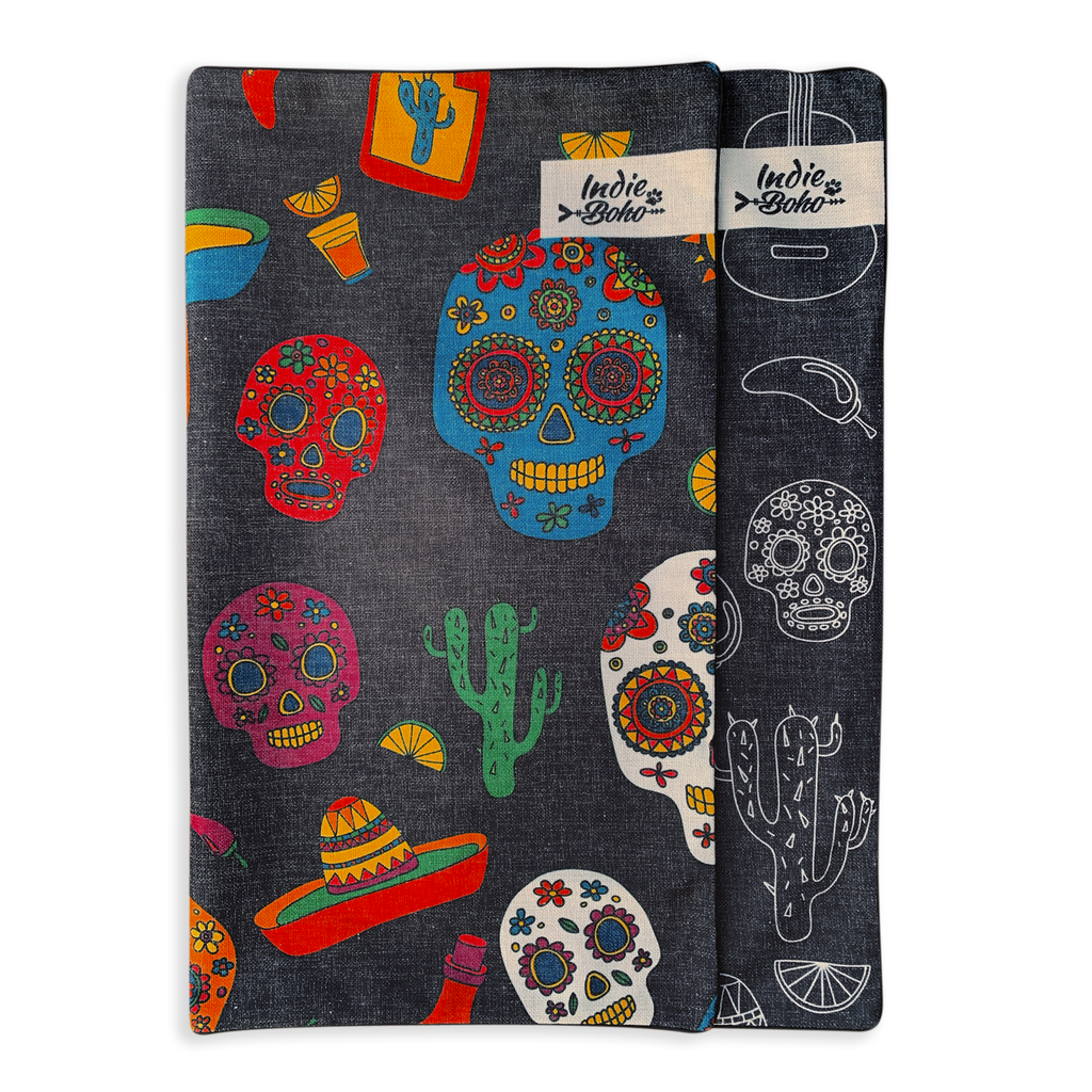Additional Bed Cover - Mexican Skulls