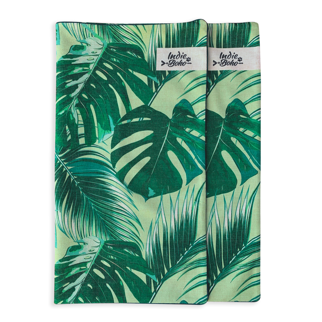 Additional Bed Cover - Tropical Leaves
